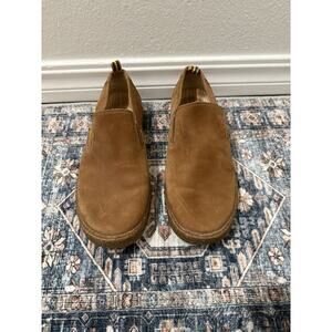Hush Puppies Soft Style MEDIUM MOYEN Tan Slip On Loafer Shoes Size 10 Men New